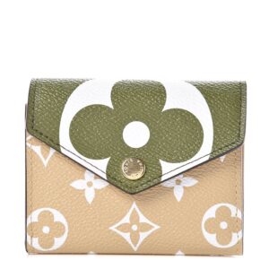 Monogram Giant Zoe Wallet Khaki