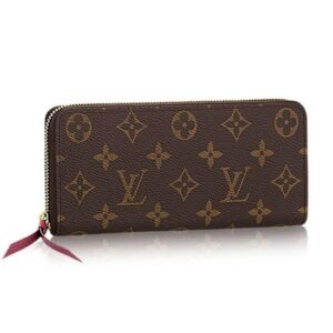 Monogram Canvas Clemence Wallet M60742 Fuchsia